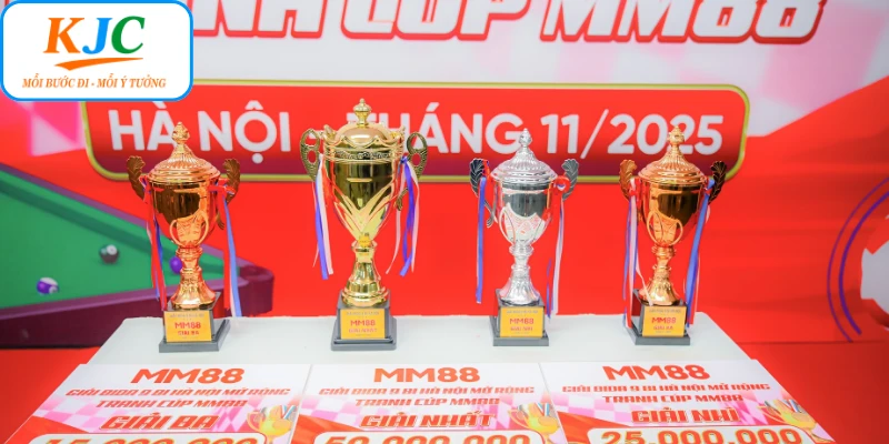 Cơ cấu thưởng của giải Bi-a Pool 9 cực giá trị